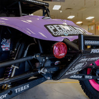 תעשיות קשיחות x SHREDDY 360-Series 4in Lights w/Wt Bcklght (2) + 6 Covers (2 ורוד/2 Teal/2 Blk)