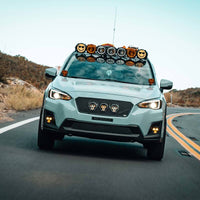 KC HiLiTES FLEX ERA 3 אור ערפל SAE מצב כפול - ערכת מאסטר אור יחיד (עם עדשה שקופה + צהובה)