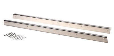 Kentrol 55-83 Jeep CJ5 Rocker Guards Pair - כסף מלוטש