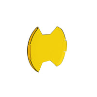 KC HiLiTES SlimLite 8 אינץ'. מגן אור LED SAE נהיגה (מגן בלבד) - צהוב סלקטיבי