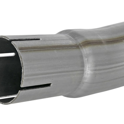 aFe Twisted Steel 2in Steel Steel Loop Delete Down-Pipe 2018+ Jeep Wrangler (JL) V6 3.6L