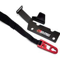 BuiltRight Industries 09-20 Ford F-150/Raptor (09-14 SuperCrew בלבד) שחרור מושב אחורי - רצועה שחורה