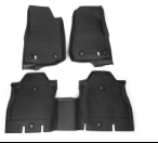 Wrangler JL Rubber Front Rear Floor Mats