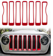 JL Wrangler Grille Trim
Color: Red Black