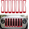 JL Wrangler Grille Trim
Color: Red Black