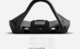 JK Wrangler Brawler Lite Front Bumper Trail Stinger - Tabs Black Powder