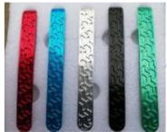 JK Wrangler Off Road Handle Inserts Aluminum (Mould Casting) Color: Red, Black, Silver，Green，Blue