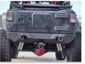 Jeep JL Wrangler 
 RockBrawler Rear Bumper
Black Powder-Coated (Steel)