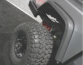 Wrangler Avenger Rear Flares Material: Aluminum