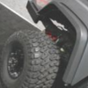 Wrangler Avenger Rear Flares Material: Aluminum