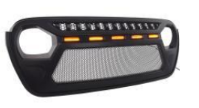 Wrangler JL Gladiator JT Grille With Metal Mesh
With 5 LED lights