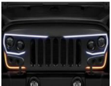 JK Wrangler Grille Material： ABS Plastic