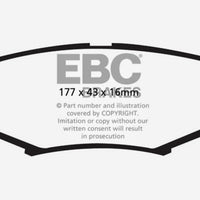 EBC 06-11 Dodge Nitro 3.7 Extra Duty רפידות בלם אחוריות