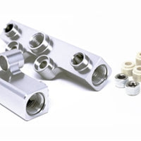 פתרון מומנט פסי דלק הזנה עליונים: 02-14 סובארו WRX / 07-18 STI - כסף