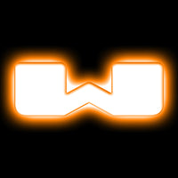 ORACLE Lighting אוניברסלי מואר LED תגי אותיות - מט עם גימור משטח - W SEE אחריות