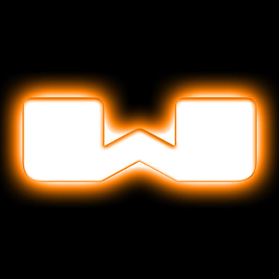 ORACLE Lighting אוניברסלי מואר LED תגי אותיות - מט עם גימור משטח - W SEE אחריות