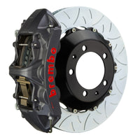 Brembo 06-09 Honda S2000 קדמי GTS BBK 6 יציקת בוכנה 355x32 2pc רוטור מחורץ סוג-3-שחור HA