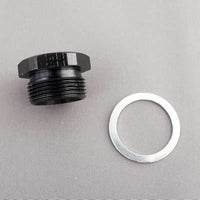 Fragola 7/8-20 תקע כניסה - ריק - שחור