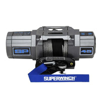 Superwinch 4500 LBS 12V DC 1/4in x 40ft חבל סינטטי Hawse Fairlead SP 45SR כננת