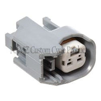 NAMZ 06-17 V-Twin Delphi OEM מחבר מזרק דלק קדמי ואחורי עם טרמינלים + אטמים + מנעול Scndry