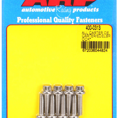 ערכת ברגי קרבורטור ARP All Carter OE/Carter/Edelbrock (פרפורמר ו-Thunder Series)