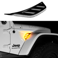 XK Glow Amber Jeep תאורת פתח אוויר עם איתות ותאורת ריצה