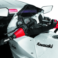 BikeMaster Bar Harness Tiedown Assist - שחור/אדום