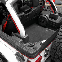aFe 18-22 Jeep Wrangler JL (דגמי 4 דלתות עם 3 חלקים קשיחים בלבד) כיסויי מעקה לאמבטיה Terra Guard