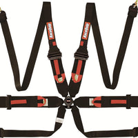 RaceQuip שחור FIA CAMLOCK 6pt Pull Up Lap FHR