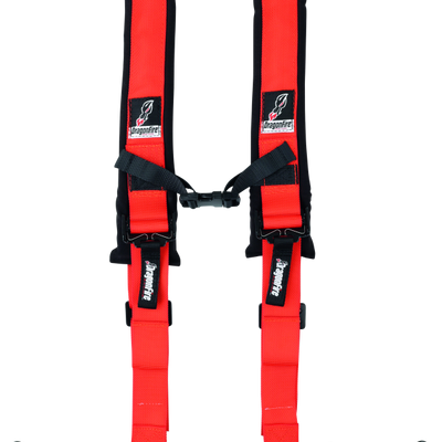 רתמת מירוצי DragonFire- H-Style- 4-Point- 2in Buckle- כתום