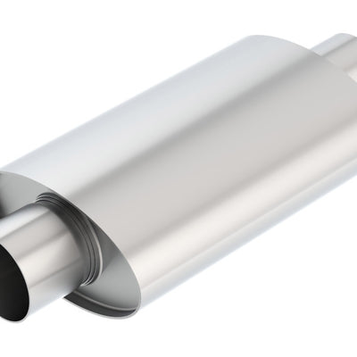 בורלה XR-1 Multi-Core 3 אינץ' Ctr-Ctr סגלגל 12 אינץ' x 4.25 אינץ' x 7.88 אינץ' משתיק מירוץ מצויד במנוע רוטרי