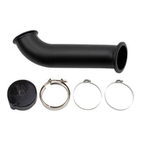 Wehrli 04.5-07 Dodge Ram Cummins 4in Down Pipe - עם High Mount S400 Turbo וסעפת דור שני