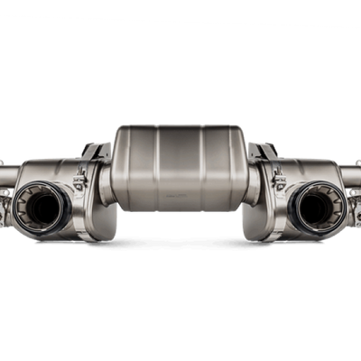 Akrapovic 2020+ Porsche Cayman GT4 (718) Slip On Race Line (טיטניום) (טיפים לדרישה / אפשרות 2)