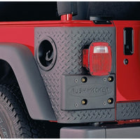 Bushwacker 97-06 Jeep Wrangler Trail Armor פינות אחוריות - שחור