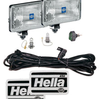 Hella 450 H3 12V SAE/ECE ערכת מנורות ערפל שקופה - מלבן (כולל 2 מנורות)