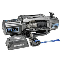 Superwinch 10000 LBS 12V DC 3/8in x 80ft חבל סינטטי SX 10000 כננת