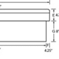 לונד אוניברסלי אלומיניום מכסה יחיד Cross Bed Box - Brite