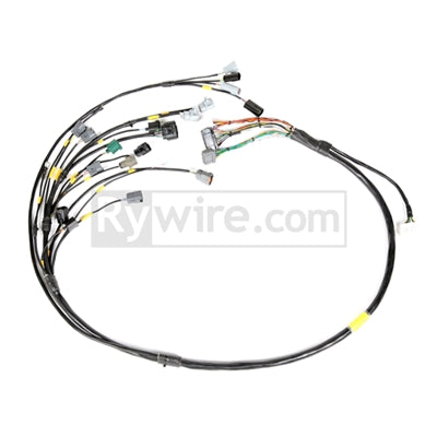 Rywire 13B Haltech Mil-Spec Eng רתם w/EV14 Inj/Denso Inj 5/6/Delphi Press Sensor/Bosch Knock