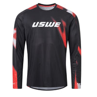 USWE Kalk Off-Road Jersey Adult Flame Red - בינוני