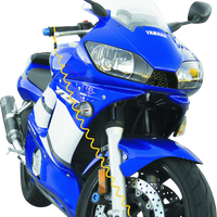 Bully Lock Disc Reminder 4in Lock - צהוב