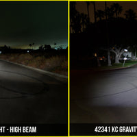 KC HiLiTES 07-18 ג'יפ JK (לא עבור רוביקון/סהרה) 7 אינץ'. Gravity LED Pro DOT פנס (Pir Pack Sys)