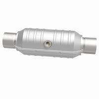 MagnaFlow Conv Univ 2.25 אינץ' מרכז כניסה/יציאה/מרכז עגול 11 אינץ' גוף L x 5.125 אינץ' רוחב x 15 אינץ' כולל L