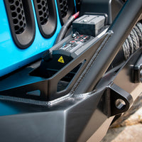 ICON 07-18 ג'יפ רנגלר JK Pro סדרת פגוש קדמי Rec כננת תושבת עם בר/טאב