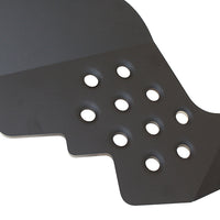 Fishbone Offroad 07-18 Jeep JK Wrangler פגושים פנימיים קדמיים/אחוריים -אלומיניום - Blk Pwdrcoat (סט של 4)