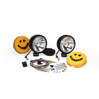 KC HiLiTES Daylighter 6 אינץ'. Halogen Light 100w Spot Beam (Pir Pack System) - שחור SS