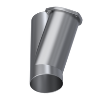 QTP 4in Weld-On QTEC Cutout Y-Pipe