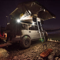 KC HiLiTES C-Series C2 LED 2 אינץ'. אזור גיבוי Flood Light 20w (מערכת Pair Pack) - שחור