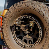 KC HiLiTES 2018+ ג'יפ רנגלר JL / 2021+ פורד ברונקו ראפטור חילוף למנשא צמיגים קל