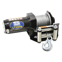 Superwinch 2000 LBS 12V DC 5/32in x 49ft חבל פלדה LT2000 כננת