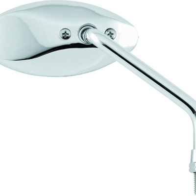 BikeMaster מראה דמעות קטנה ימאהה 10 מ"מ - זוג - כרום